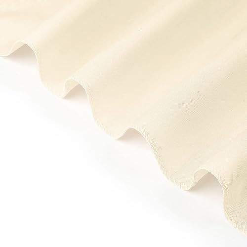 Miniatura 4 de Efavormart - 5 fundas para sillas de banquetes de poliéster beige con parte superior redonda, de lino, para bodas, fiestas, eventos, catering