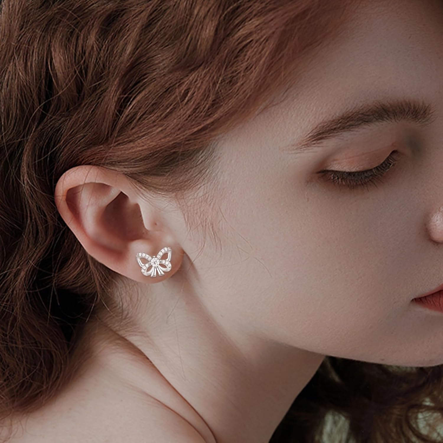 Dreamboat 925 Sterling Silver Earrings for Women Small Stud Earrings Anniversary Birthday Valentines Engagements Jewelry Gifts for Mom Wife - Image 4