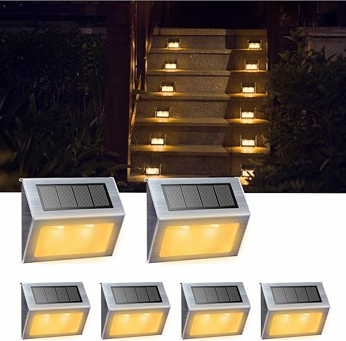 Luces solares para exteriores para la decoraciĂłn de los corredores cubierta escaleras garaje cercas y postes Luces solares para exteriores para la decoraciĂłn de los corredores cubierta escaleras garaje cercas y postes