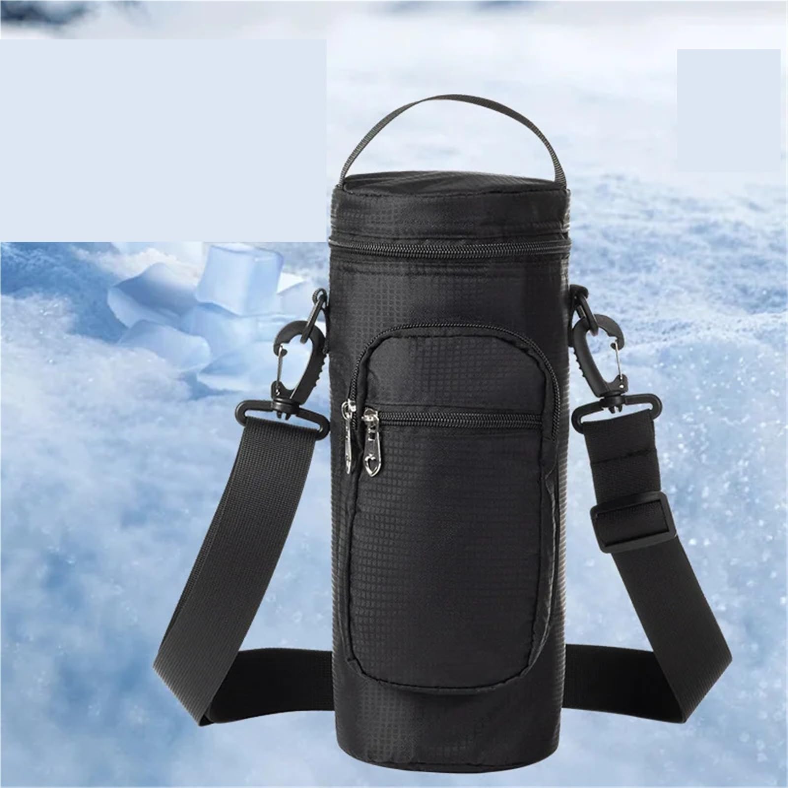 Porta Borraccia Tracolla Borsa Termica for Bottiglia d'Acqua | Adatto for viaggi estivi, escursionismo-arrampicata