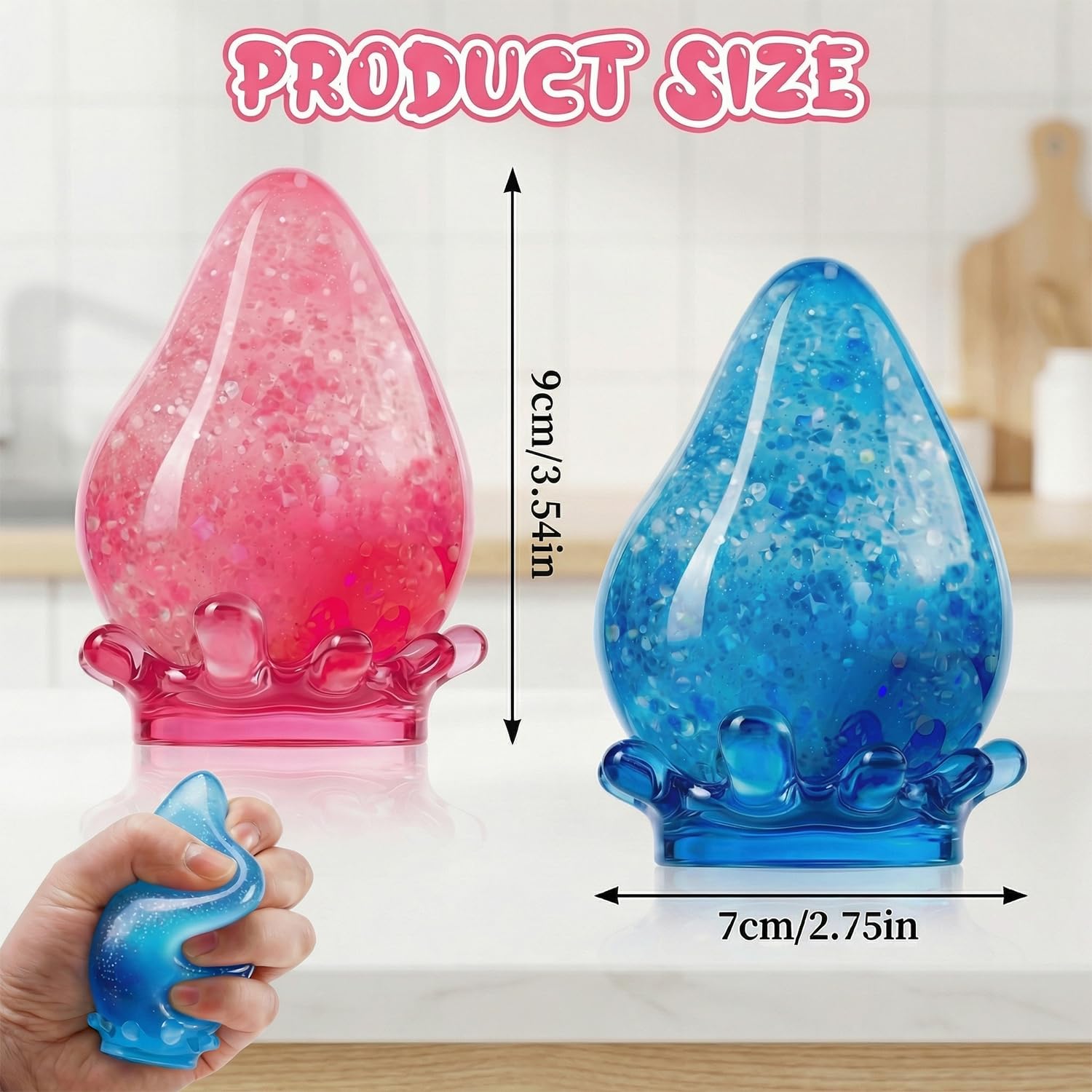 【雨】スクイーズ Amazon.com: Water Drop Squeeze Squishies, Dream Squishy Drop