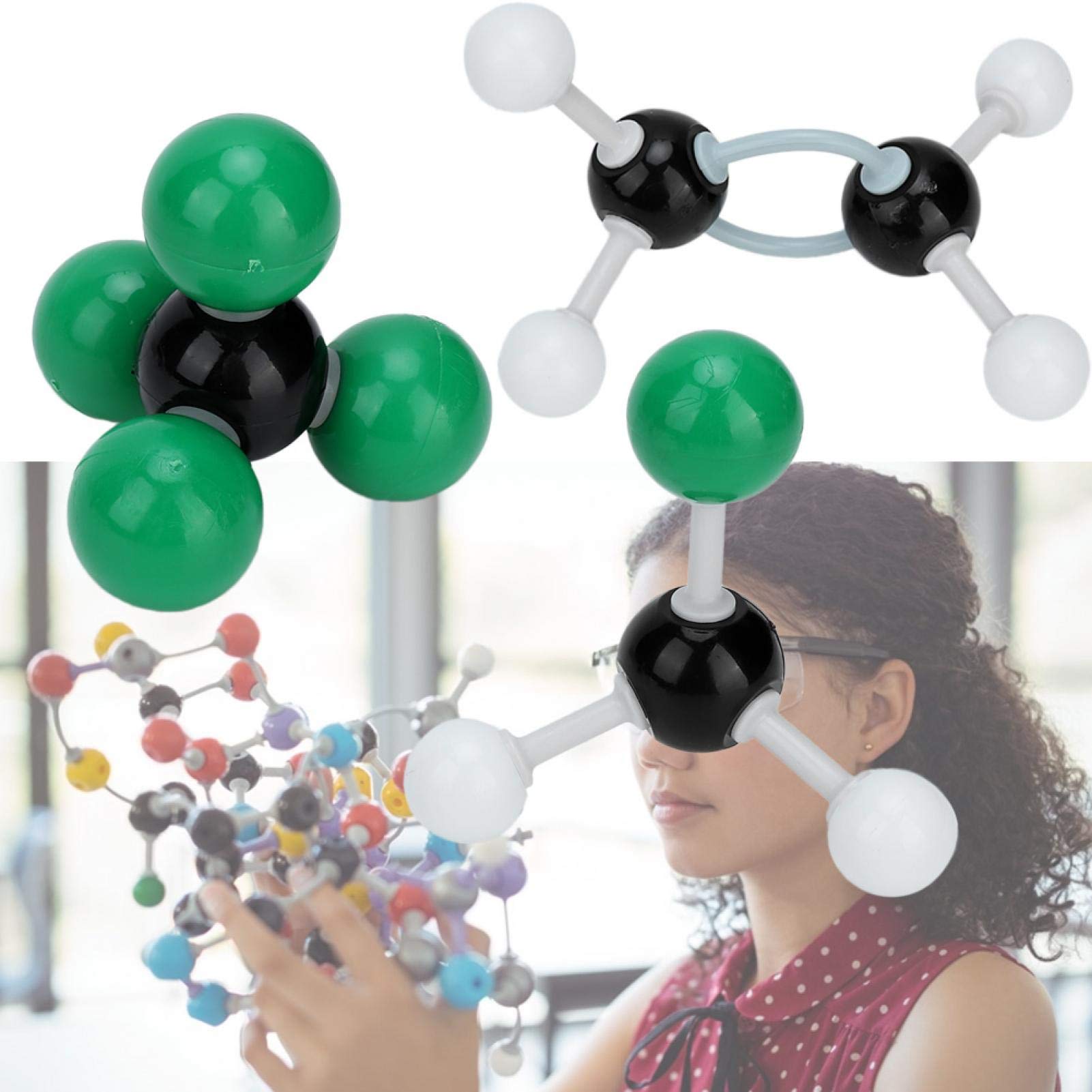 179-Piece Molecular Model Kit - Chemistry Atom Link Set For Organic & Inorganic Structures
