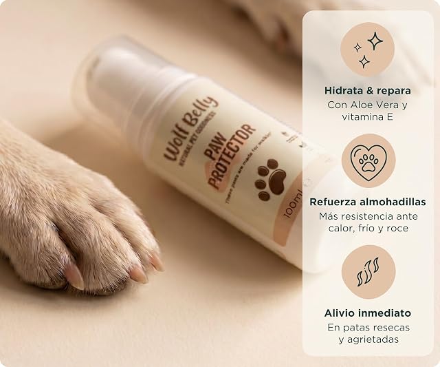 Foto 2 de 8 de Wolf Belly - Crema Almohadillas Perros y Gatos con Aloe Vera (100 ml)