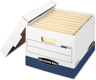 Bankers Box FEL00709 Stor/File Max Lock Storage Box