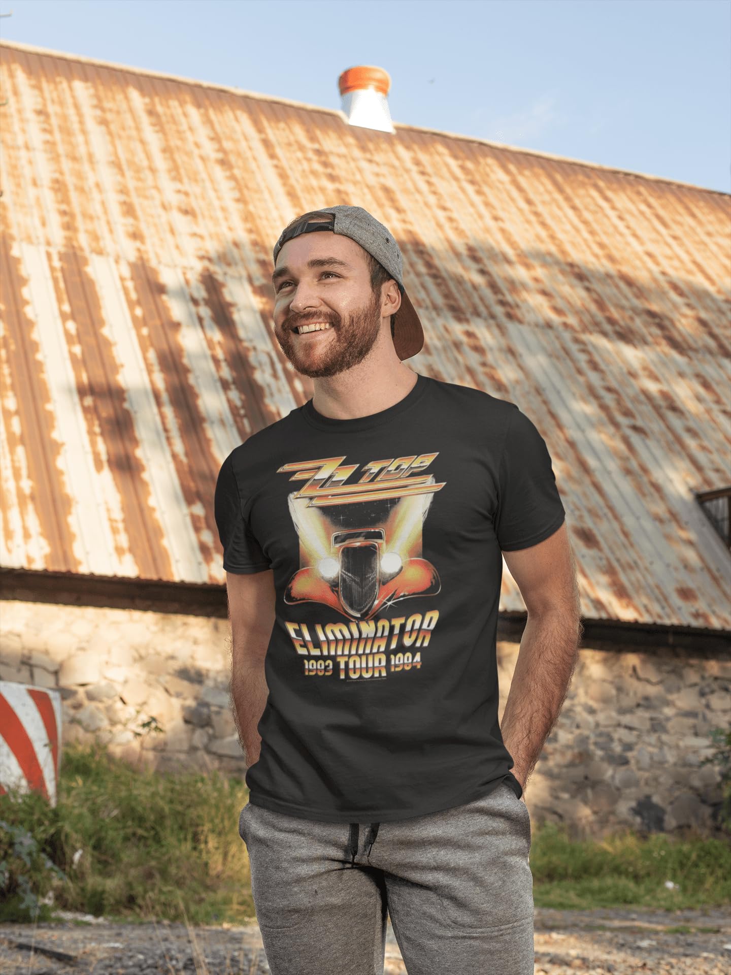 Hombre – ZZ Top- Eliminator Tour – Camiseta