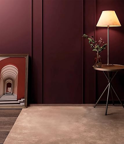 Miniatura 326 de Dimoon 236''x17.7'' White Thicken Peel and Stick Wallpaper Contact Paper Modern Self Adhesive Wall Paper Removable Renter Friendly Textured Solid