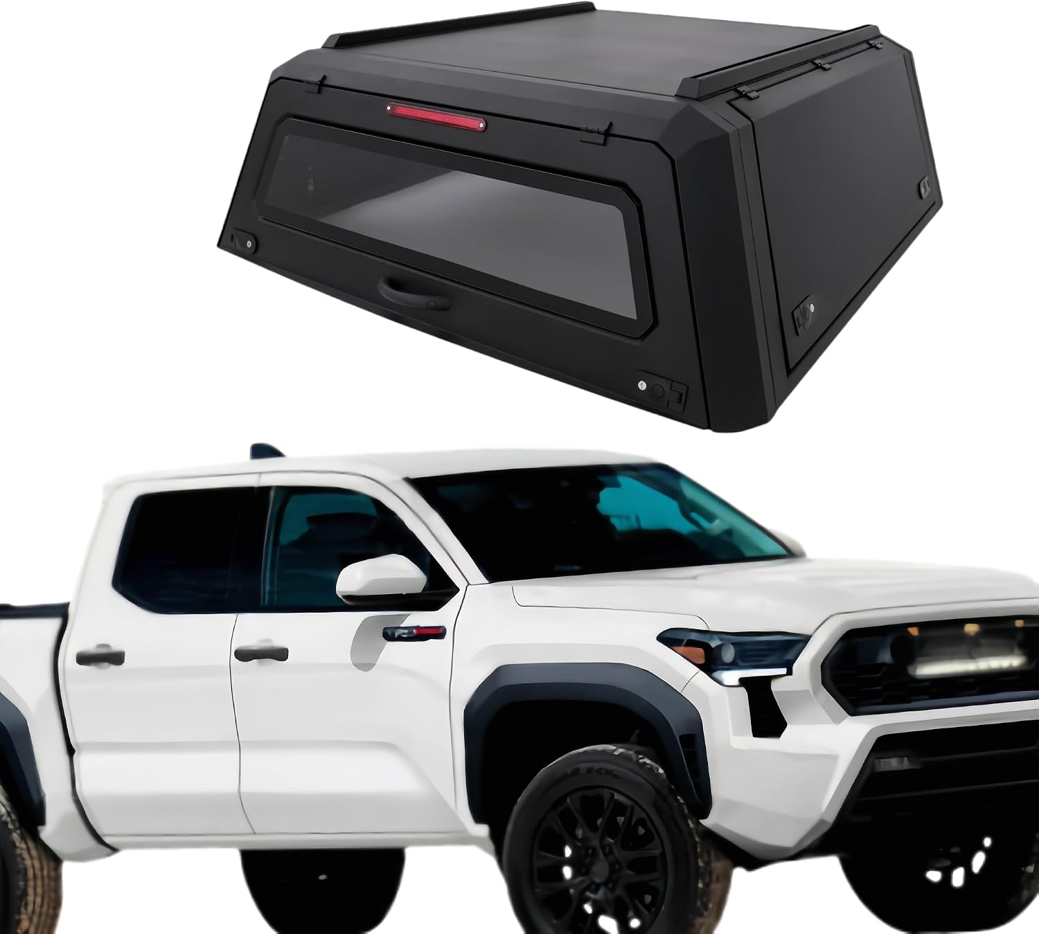 4x4 Truck Canopy Hardtop Canopy Compatible for Toyota Tacoma TRD pro 2024 Steel Canopy Pickup Truck