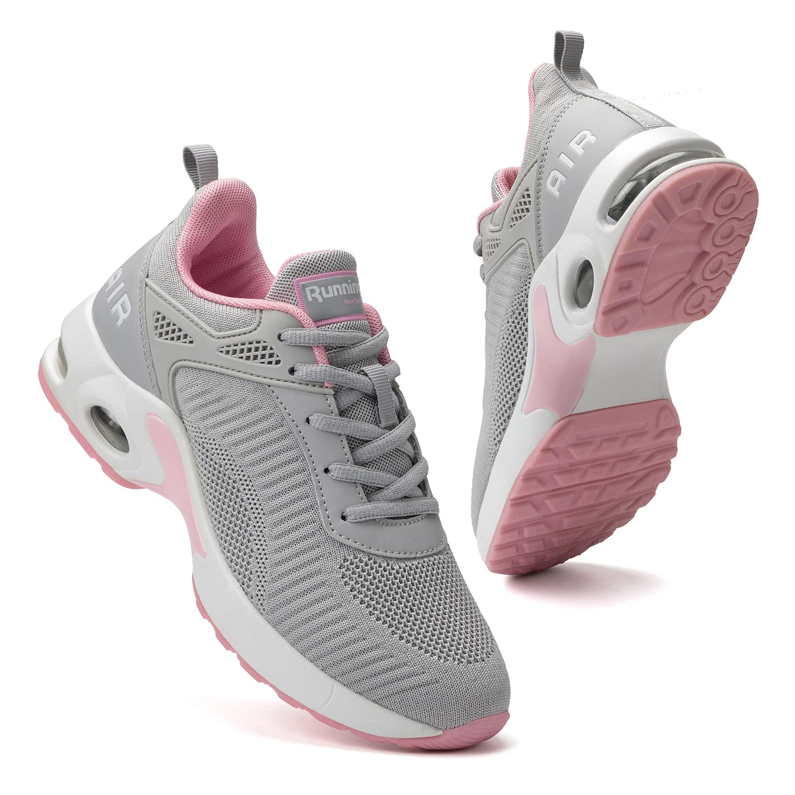 VANVENEWomen Trainers Running Shoes - Air Cushion Sneakers Walking Athletic Shock Absorbing Lightweight Jogging Womens Sport Shoe