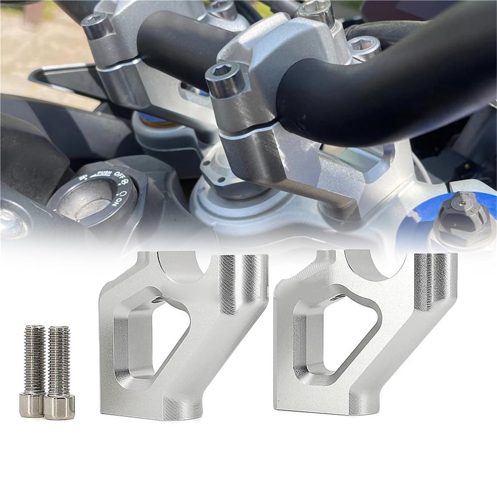 Guidon réhaussé Tiger 850 Sport pour un confort total en voyage
