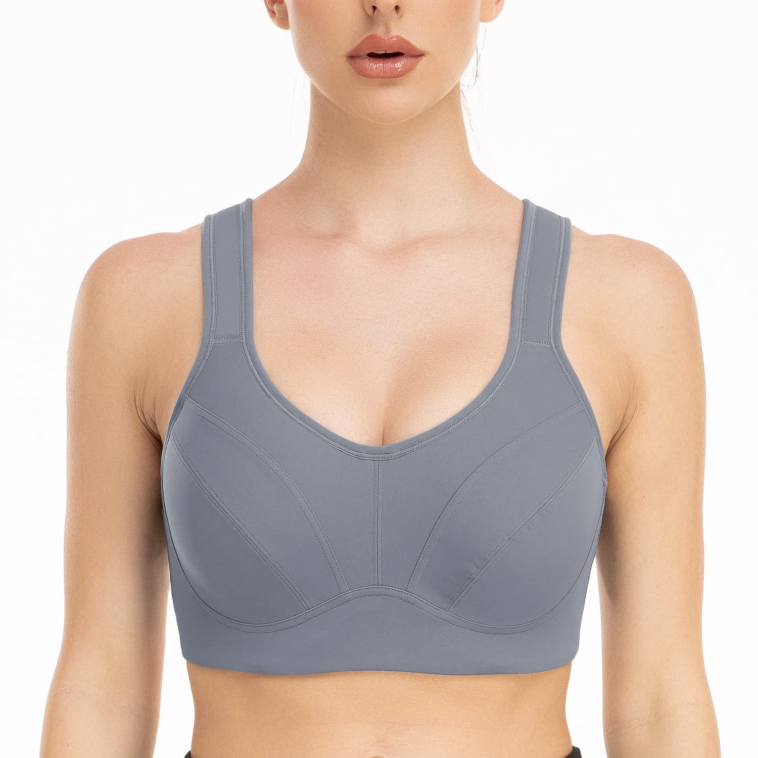 Full Coverage Padded Underwire Sports Bra Zeroboundhigh Impact
