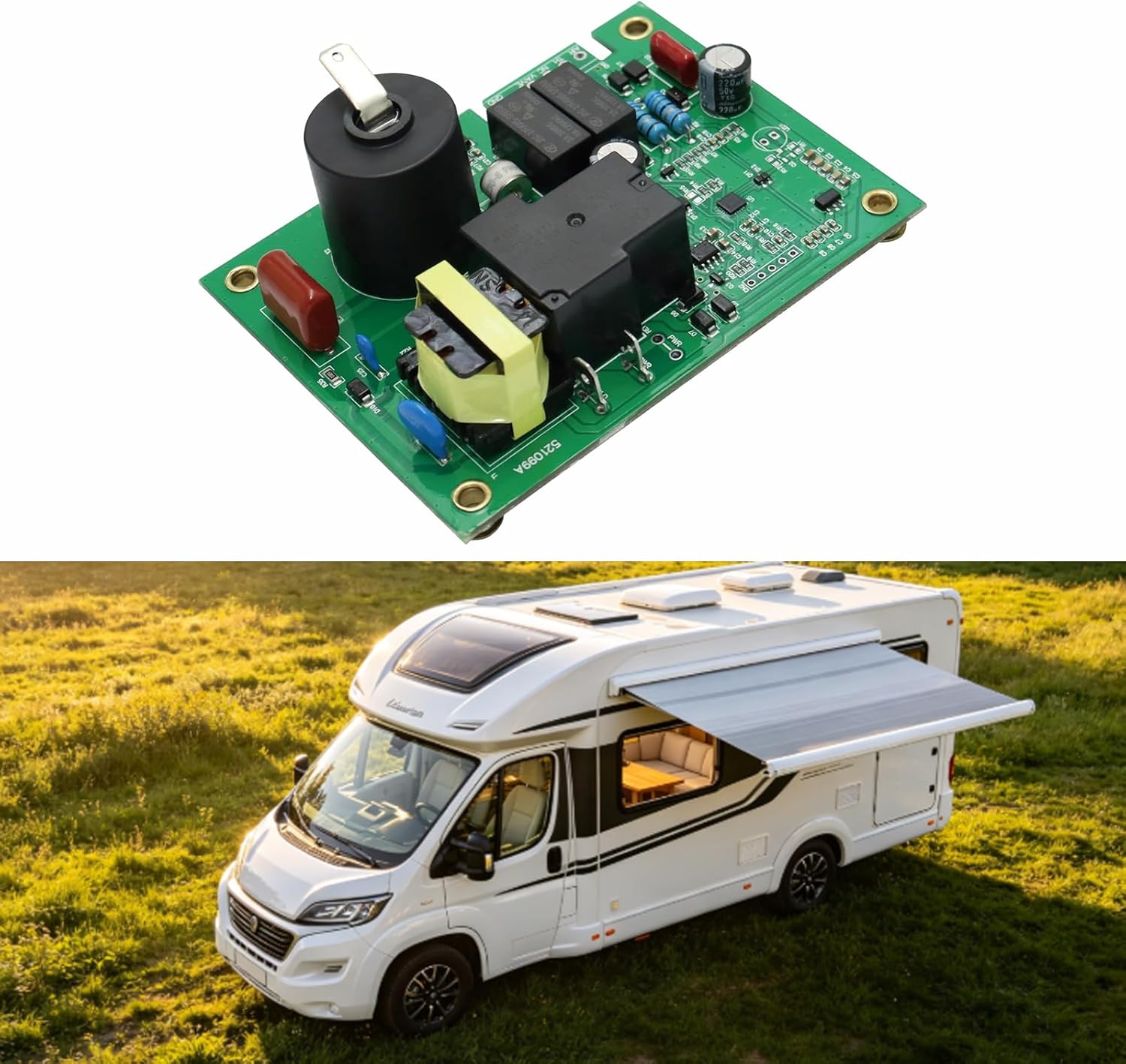 520820 RV Furnace Control Ignition Circuit Board Suburban RV Furnace Parts Compatible with SF Series NT Series RV Ignition Control Circuit Board Replacement