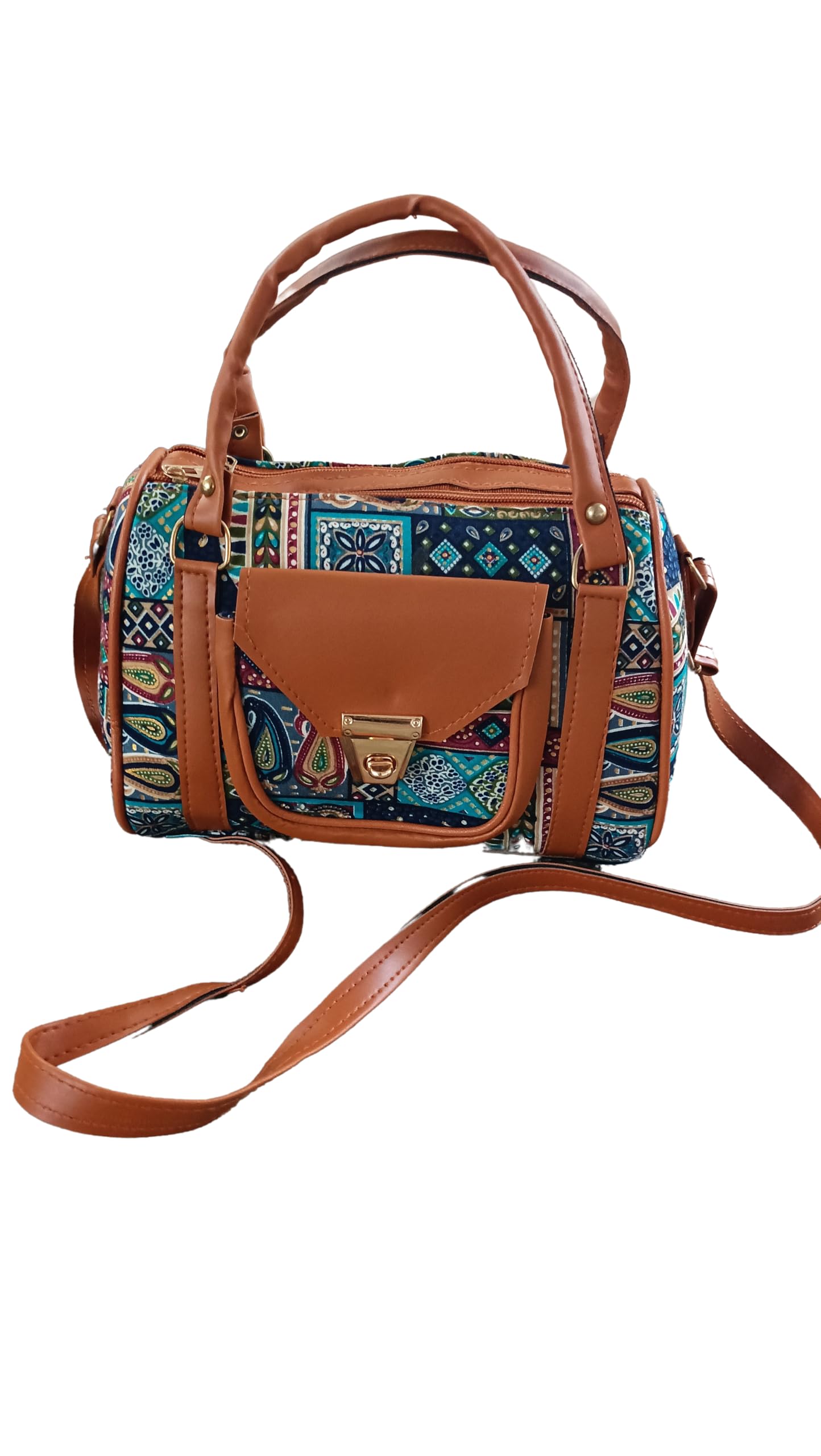 Women handbags Multicoloure Ladies Shoulder Purse.Printed Handbag with Zip Pockets.Long shoulder belt.Perfect for attending a party, or traveling (Vintage) (B0DGDQ2PVX) Amazon Price History, Amazon Price Tracker