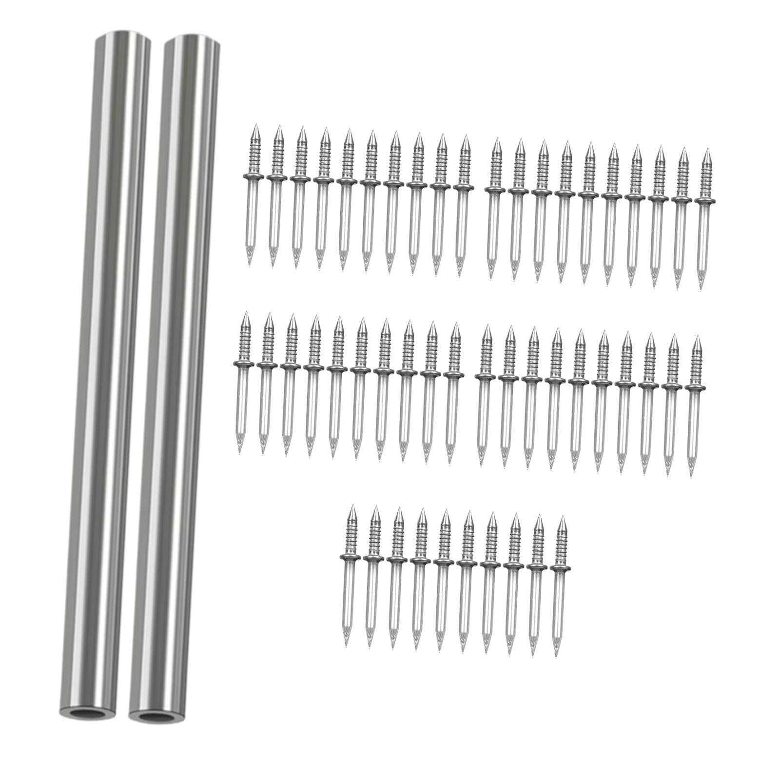 POXZSFX High Strength Double Head Nail Essential Seamless Nail Fit for Any DIY Project Or Home Improvement Task Seamless Invisible Security Screws Cement
