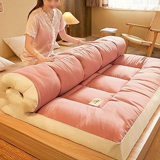 Japanische Tatami Ist Eine Weiche Und Bequeme Verdickte Futonmatratze Faltbare Rollmatratze Und rutschfeste Atmungsaktive Schlafsaalmatratze,004,180x200cm