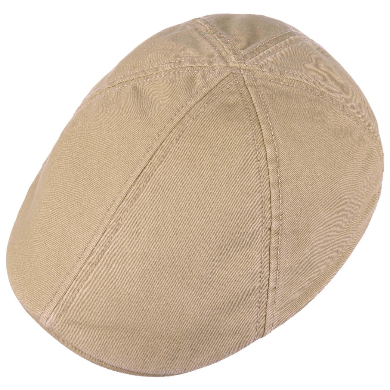 Stetson Muskegon Gatsby Cap Casquette Plate Six Pans 100% Coton Interieur Coton Bio Durable Herren Automne Hiver