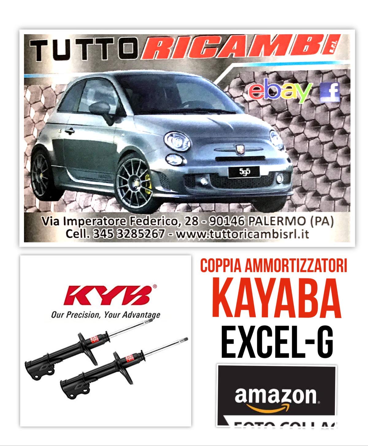 Coppia Ammortizzatori Posteriori Kayaba Excell-G C5 III dal 2.2008 >>