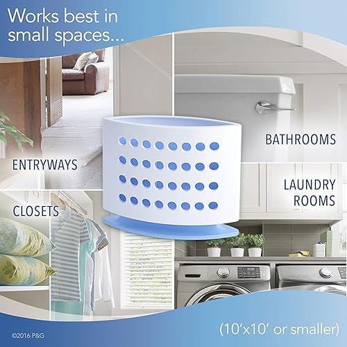 Miniatura 5 de Febreze Paquete de ambientador, Gain Original (2 efectos de aire, 2 clips de ventilación de automóvil, 1 kit de ambientador de aire para espacios