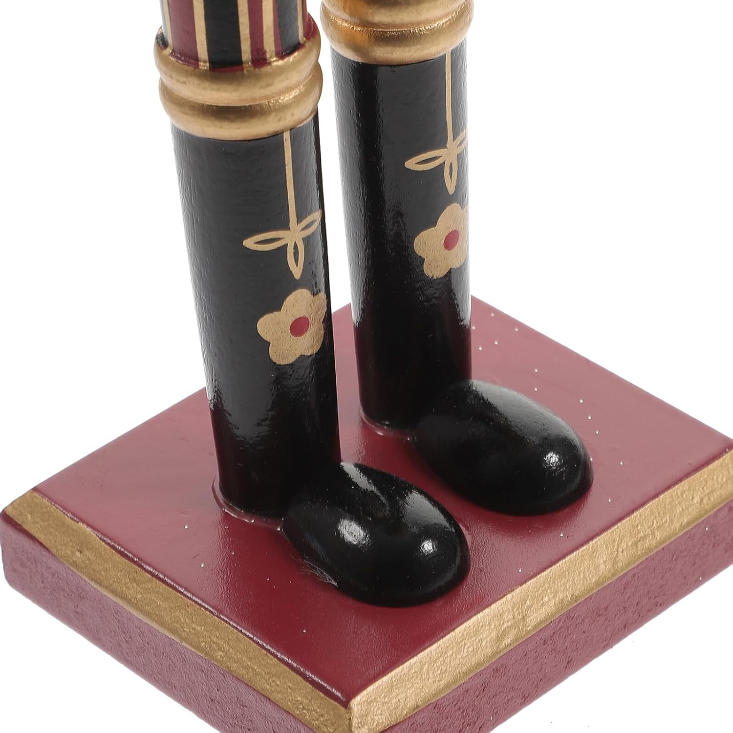 Wooden Nutcracker Soldier Figurine Christmas Nutcrackers Decoration Small for Holiday Party Tabletop Seasonal Décor
