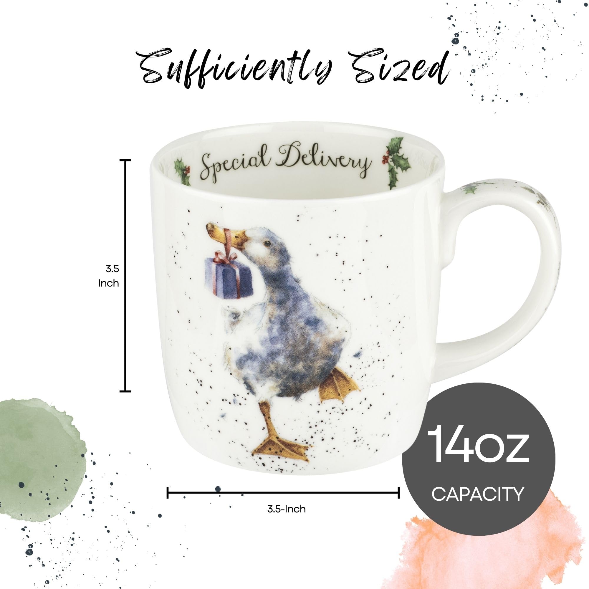 Spode Royal Worcester Wrendale Designs Special Delivery Mug | 14