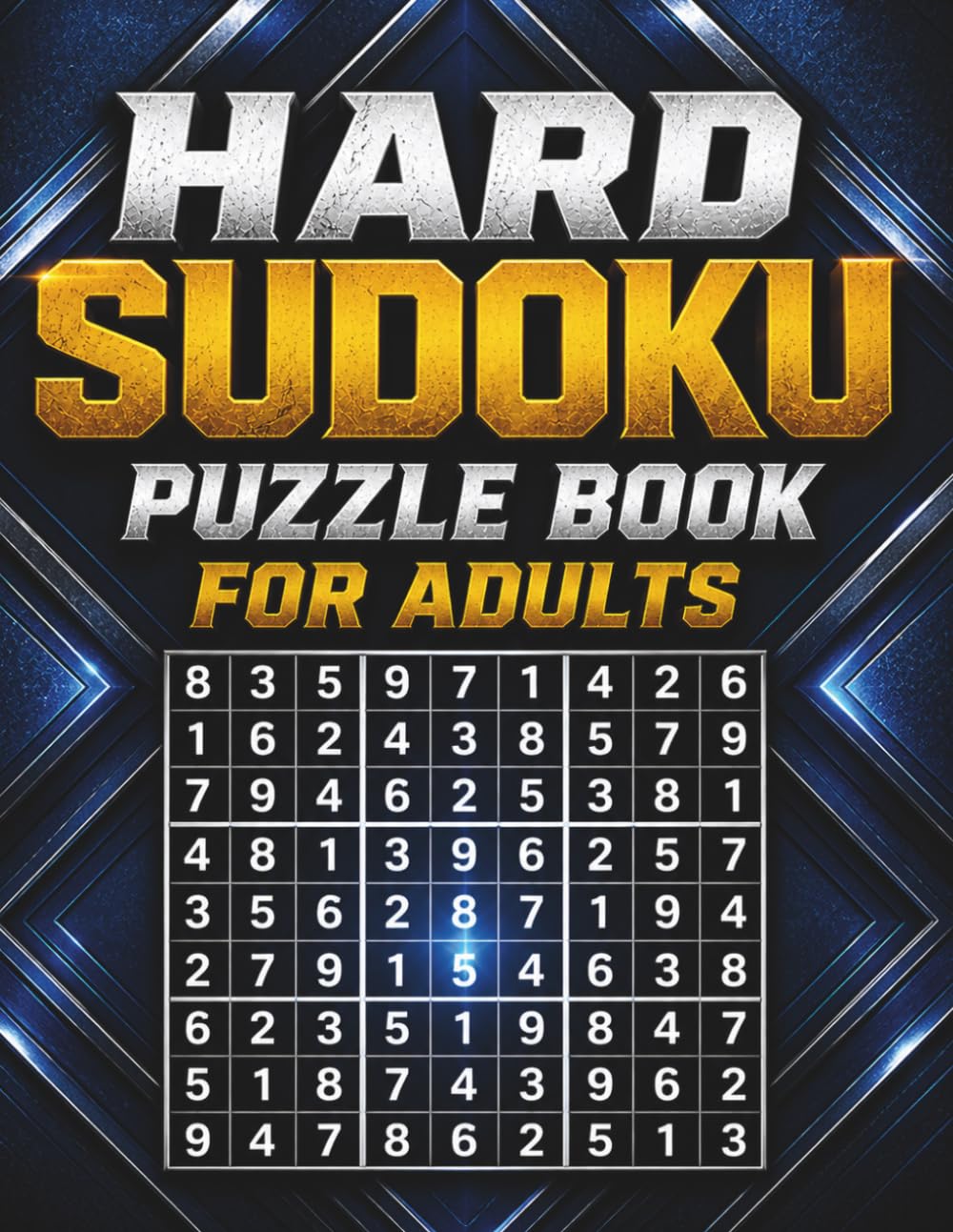 Hard Sudoku Puzzle Book for Adults: Large Print Challenging Brain Games for Advanced Players: 100 Medium to Hard Sudoku Puzzles to Test Logic, Focus and Problem-Solving Skills