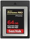 SanDisk Extreme Pro Cfexpress Type B Card,1500 MB/s R & 800 MB/s W, Black, 64GB gallery image