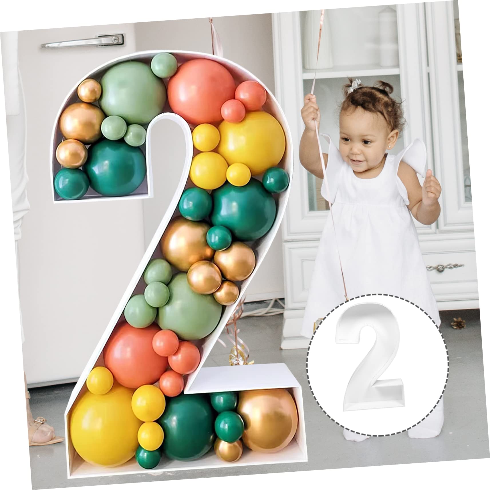 Zahlenballonbox 2 für Familie und Freunde, Partyartikel