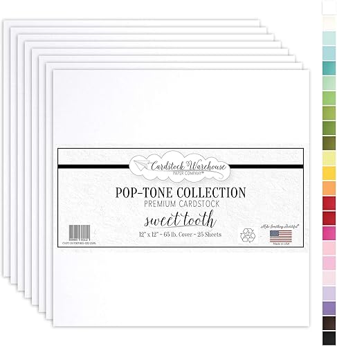 Miniatura 95 de Gumdrop - Papel de cartulina verde, 12 x 12 pulgadas, 65 libras, cubierta premium, 25 hojas de Cardstock Warehouse Gumdrop Verde