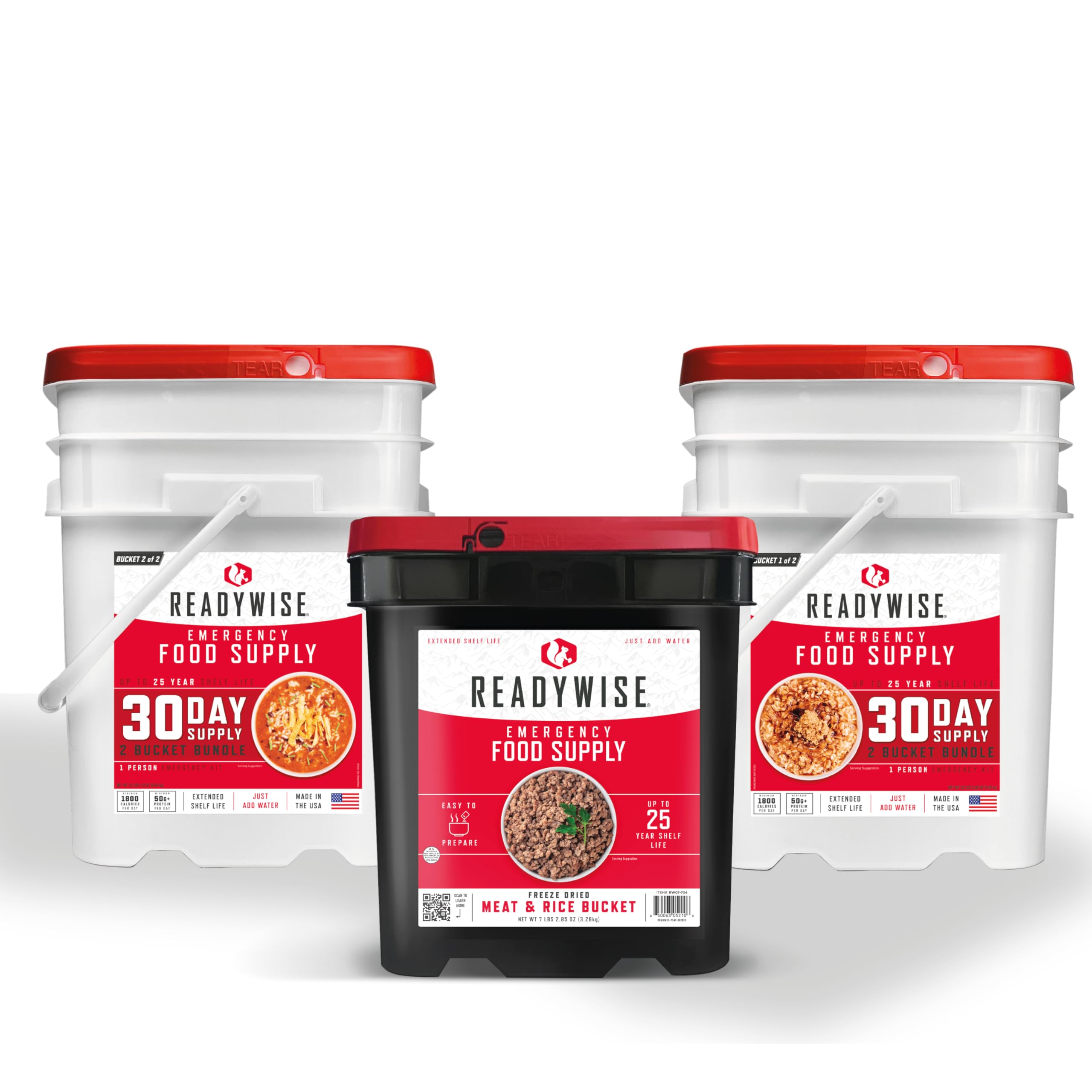 30 Day + Meat Emergency Food Bundle