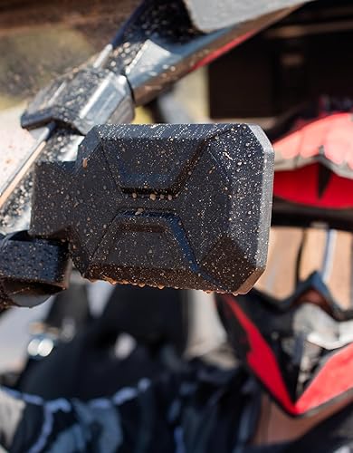 Miniatura 9 de KEMIMOTO Espejos laterales UTV con jaula de barra antivuelco de 1.6 a 2 pulgadas, espejos laterales retrovisores SXS ajustables, compatibles con