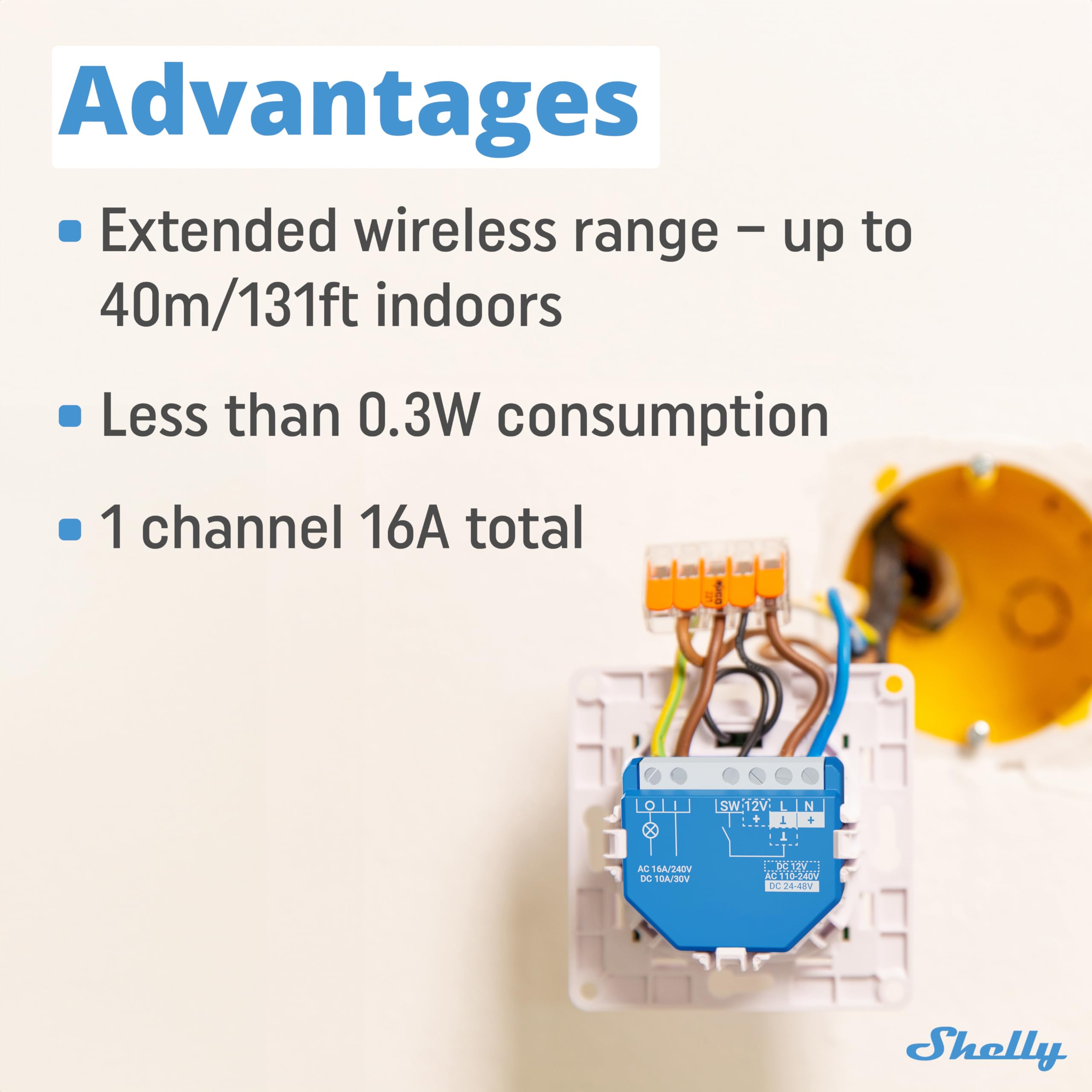 Qubino Wave 1PM Mini - Relé com Medição Energia - Z-Wave