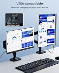 Yodoit Moniteur portable pour ordinateur portable 1920×1080 15.6" Moniteur des voyages FHD Écran IPS Affichage avec USB Type C Port et haut-parleurs Compatible avec PC, MacBook, Xbox (Noir)