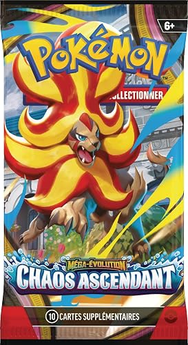 Pokémon : Mega Evolution Booster Pack - Ascending Chaos (6 Boosters) - 6
