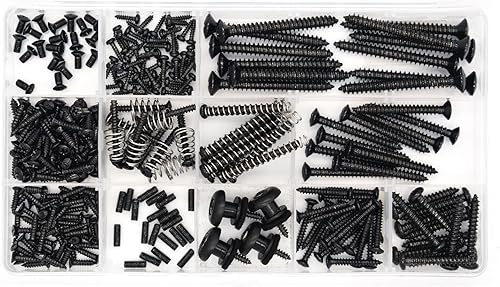 Miniatura 3 de Kit de tornillos de guitarra Vencetmat de acero inoxidable 304, piezas de luthier para TeleStratSQ, interruptor, afinador, cabeza de máquina, placa