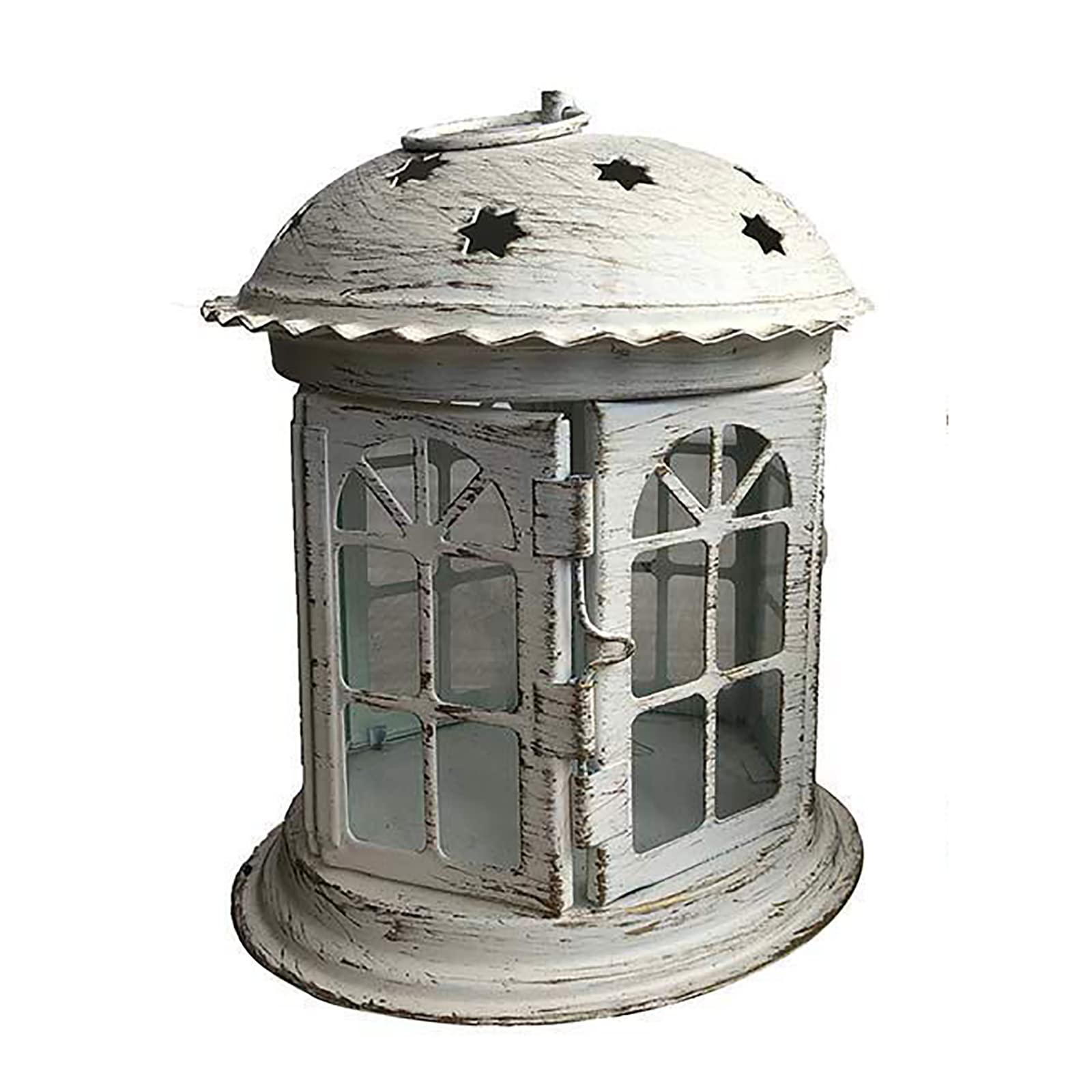 Duża latarnia na świece, dekoracyjne lampiony na świece, vintage wisząca latarnia metalowa latarnia ogrodowa (czarna ze złotem)