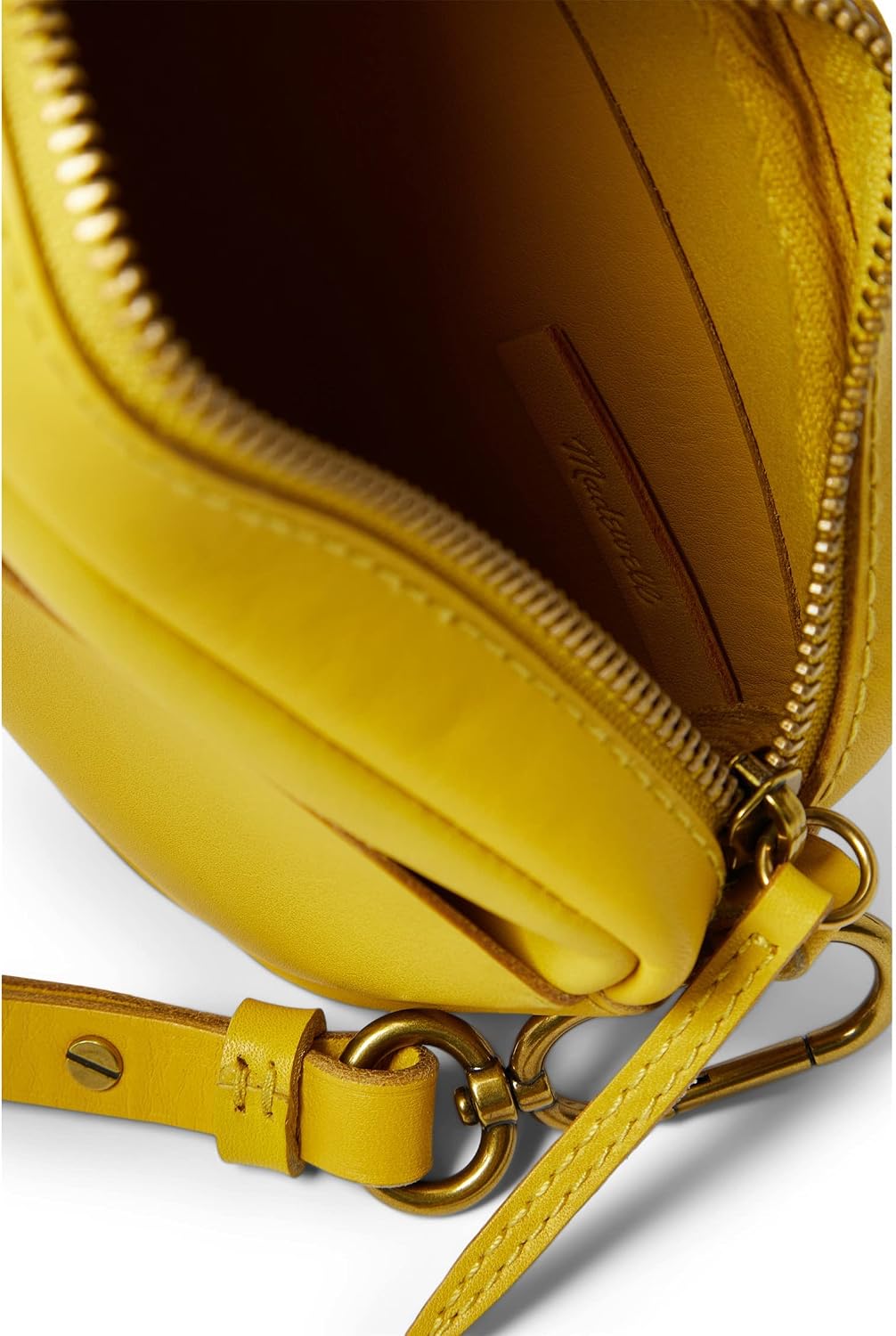 Madewell The Leather Carabiner Mini Crossbody Bag