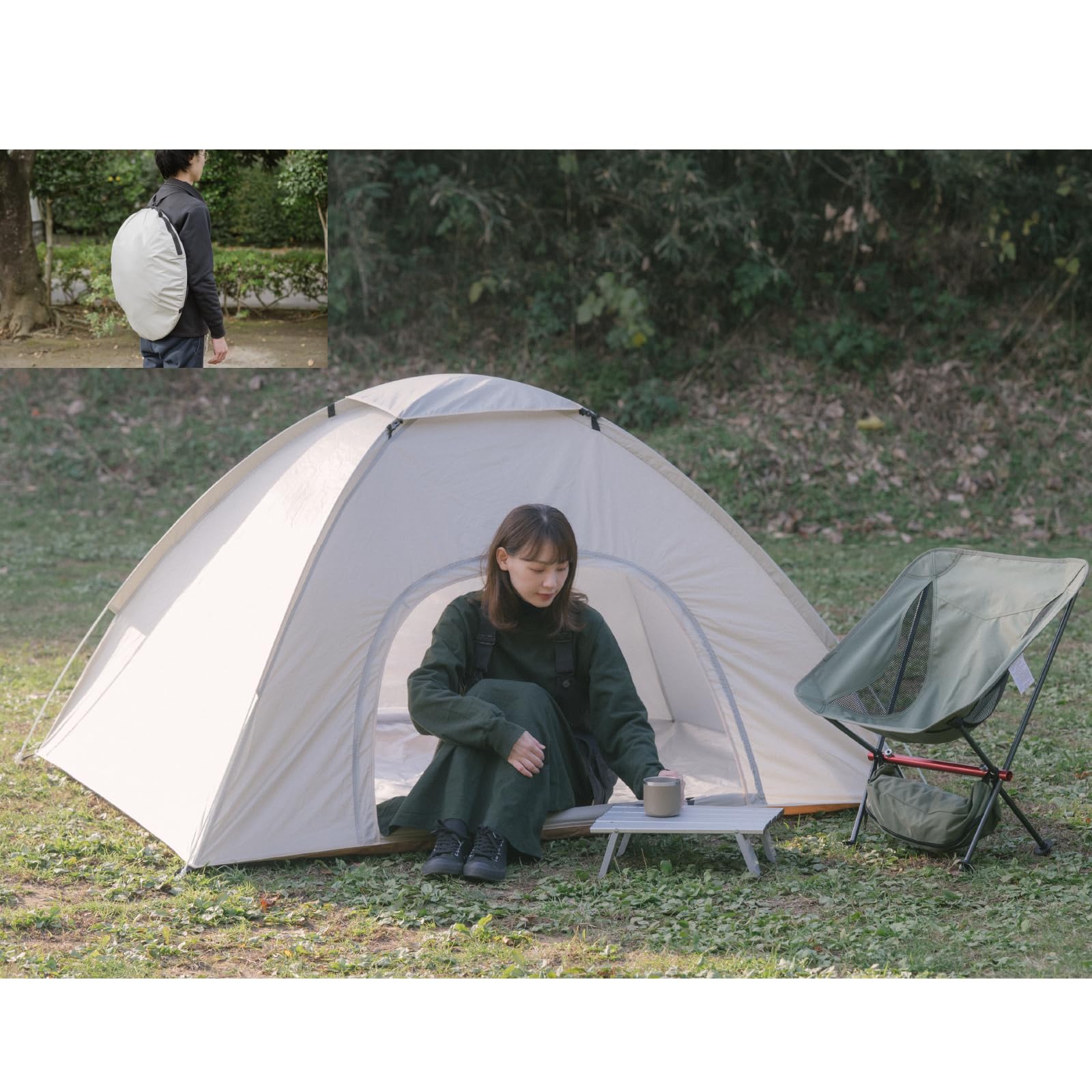 Amazon | South Light ワンタッチテント キャンプテント 2人用
