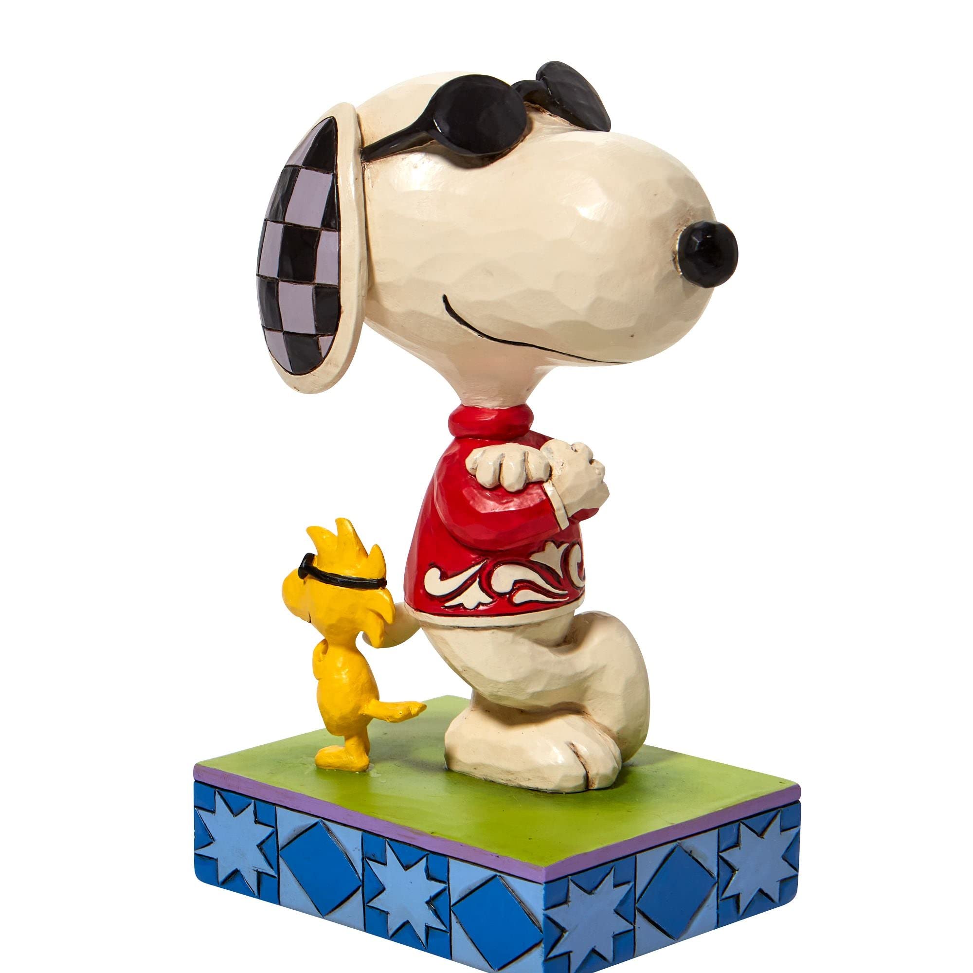 Amazon.com: Enesco Jim Shore Peanuts Joe Cool Snoopy and Woodstock