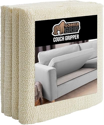 Miniatura 12 de GORILLA GRIP Agarre antideslizante para colchón, evita que los colchones se deslicen y mantiene la cama en su lugar, sujeta camas, sofá, cojines