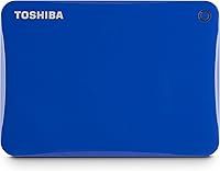 Vista 2 de Toshiba Canvio Connect II - Disco duro portátil de 1 TB, color azul (HDTC810XL3A1)