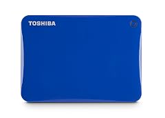 Toshiba Canvio Connect II 2TB Portable Hard Drive Blue HDTC820XL3C1