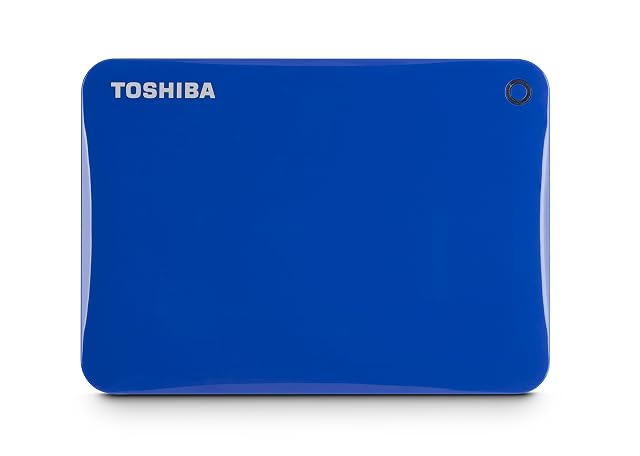 Toshiba Canvio Connect II 2TB Portable Hard Drive Blue HDTC820XL3C1