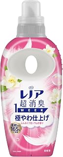 Lenor 超除臭1WEEK 柔软剂 极度柔和加工 蓬松花香 主体 490毫升