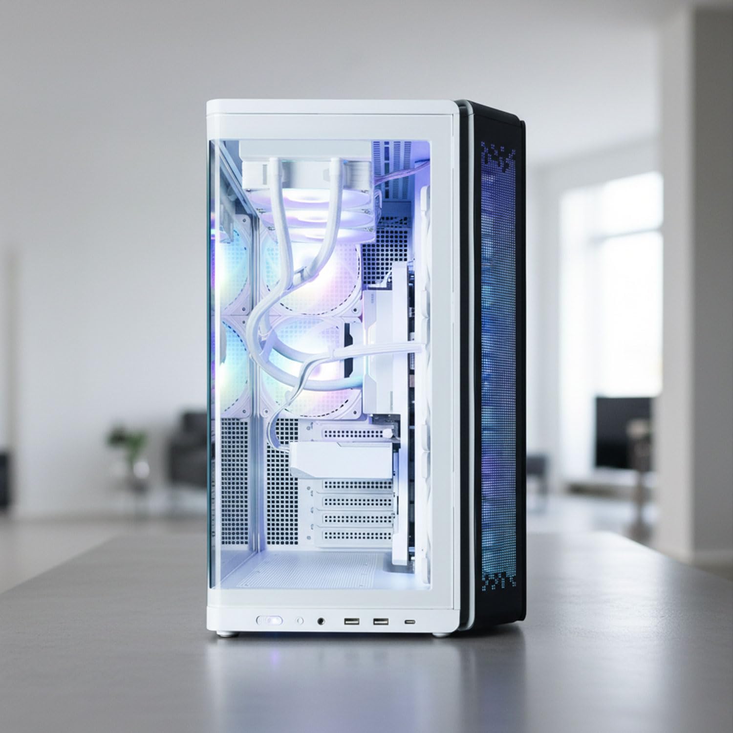 Amazon | ZALMAN P60 White ミドルタワー型PCケース CS9478 | ZALMAN