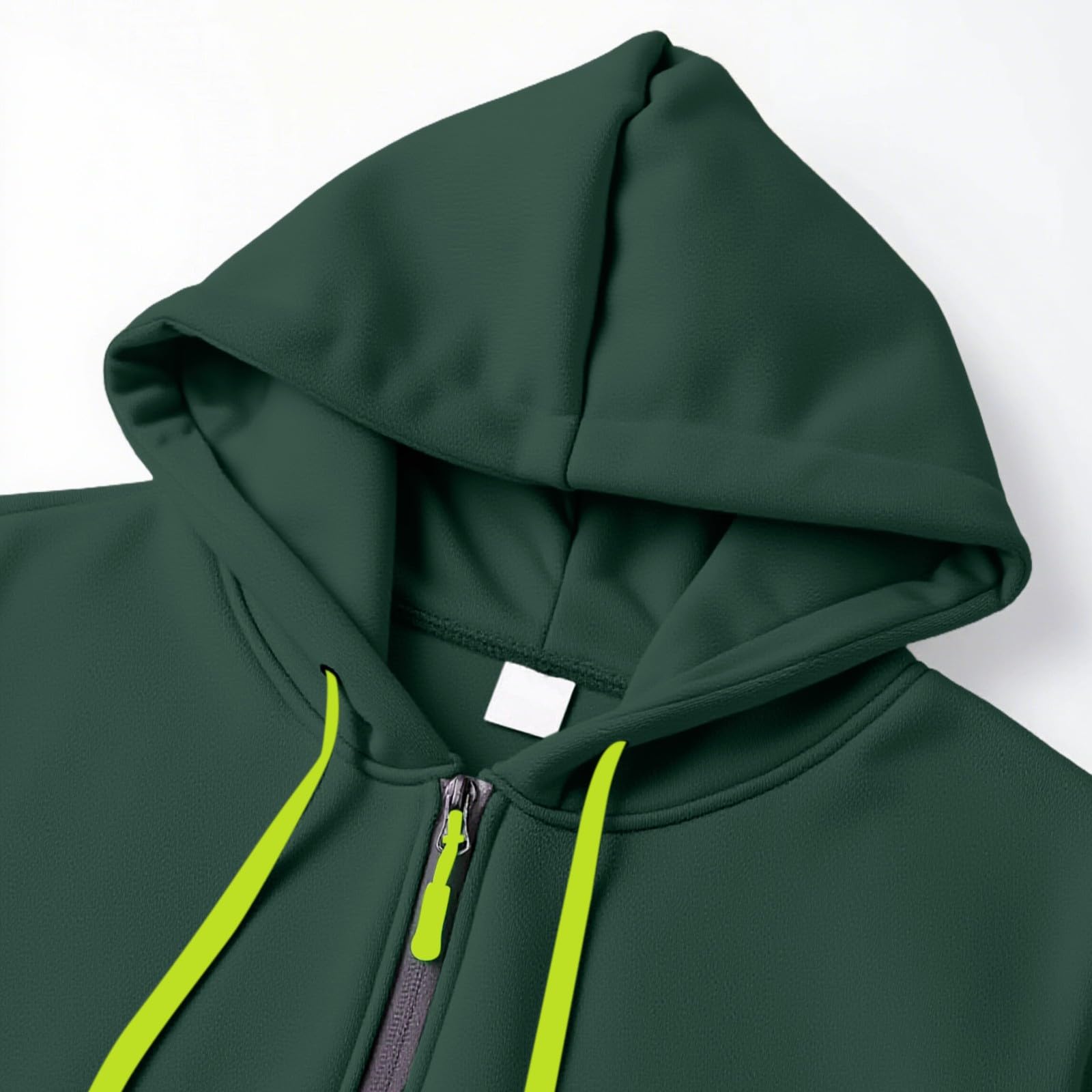 Tuta da allenamento da uomo, set da 2 pezzi, per attività all'aperto, jogging, con chiusura lampo, giacca con cappuccio e pantaloni da jogging da uomo, stile streetwear per uomini