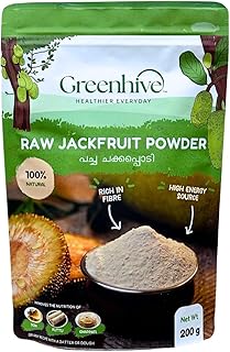 Raw Jackfruit Powder 200g – Dried Raw Jackfruit Whole Powder, No Preservatives, Natural