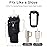 dabria Water Bottle Carrier Bag with Phone Pocket for Stanley 40/30 oz Tumbler Neoprene Water Bottle Holder Pouch with Adjustable Strap Bollus with Straw Cover & Carabiner for Stanley Cup Accessories