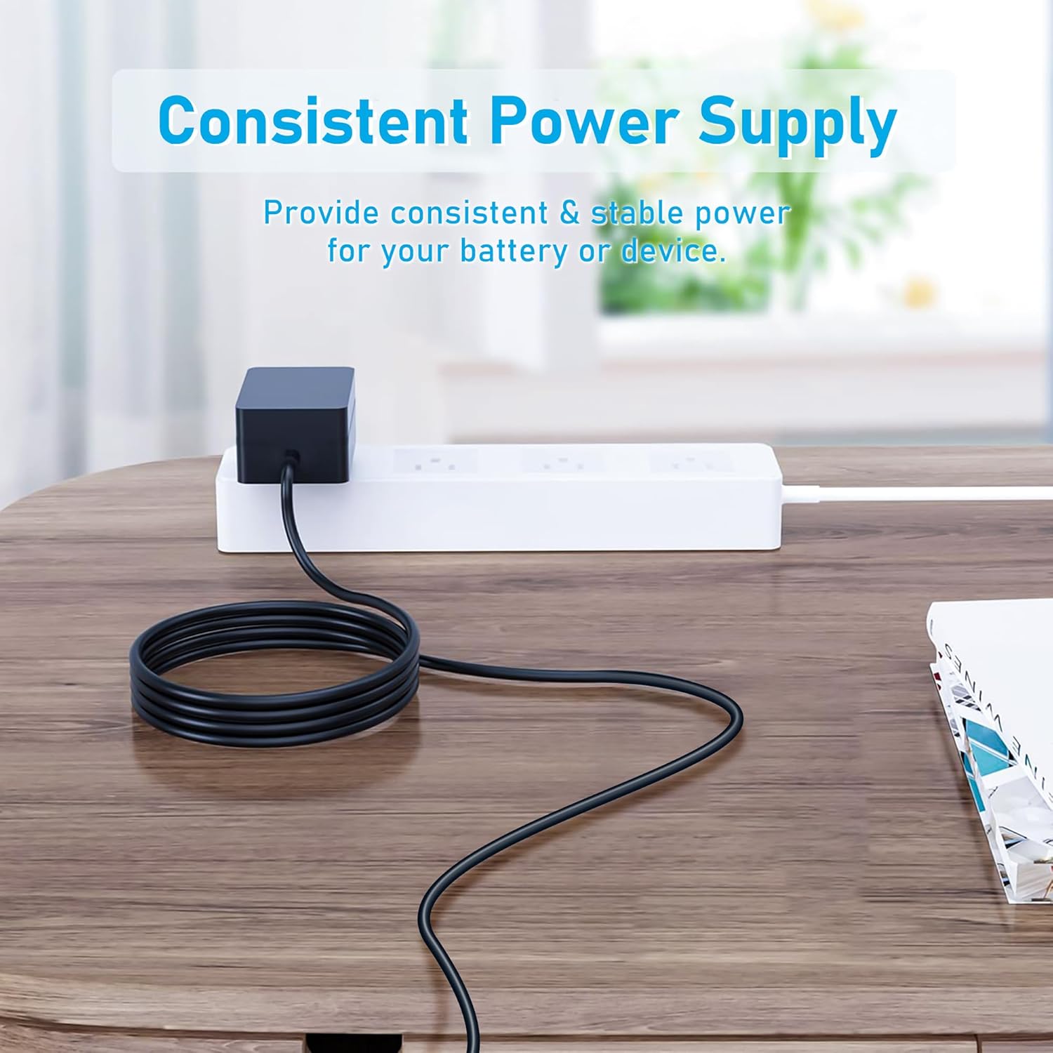 CJP-Geek 12V Power Adapter providing consistent power to a device