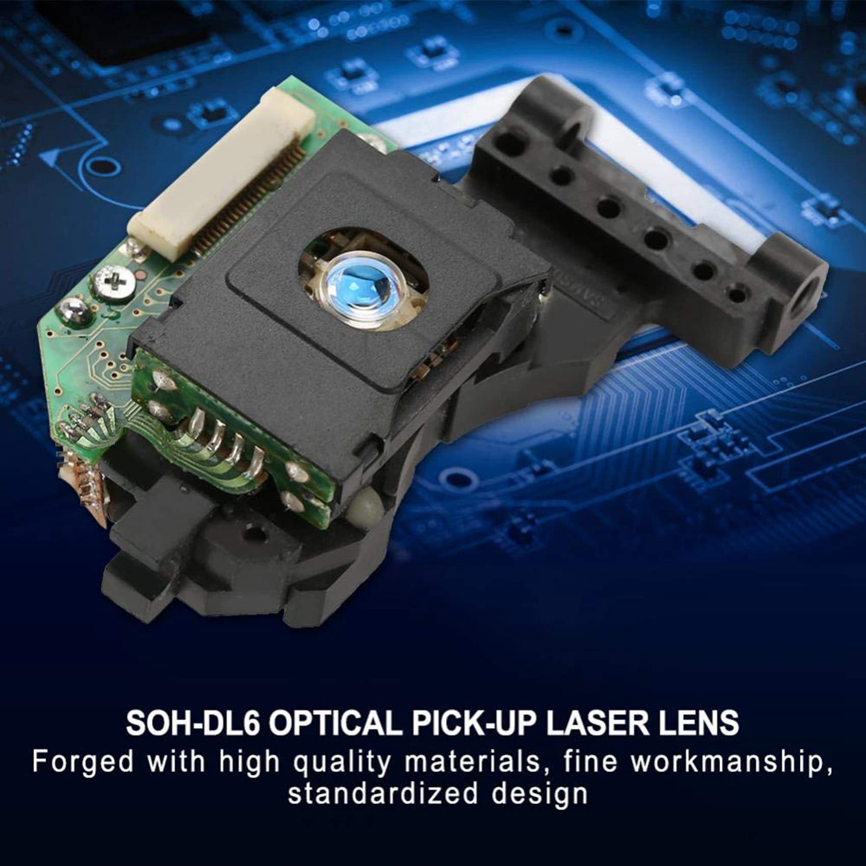Bloepum 2X DVD Lasers Lens Deck -DL6 Single Drive Disk Optical Lasers Replacement Repair Part