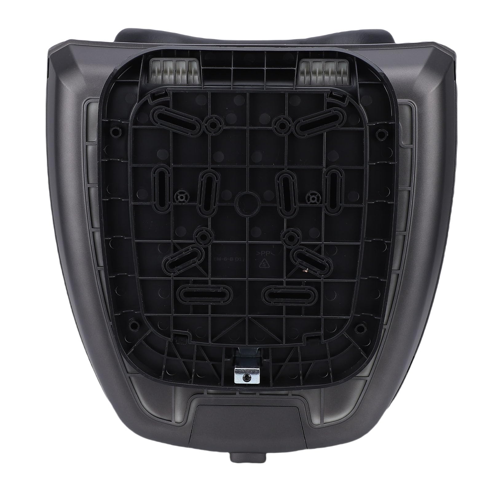Luqeeg Coffre 2L, Étanche Coffre Arrière, Porte-Bagages avec Système Antivol, Sacoche pour Casque Porte-Bagages Arrière pour Gants Trottinettes Électriques (Grey)