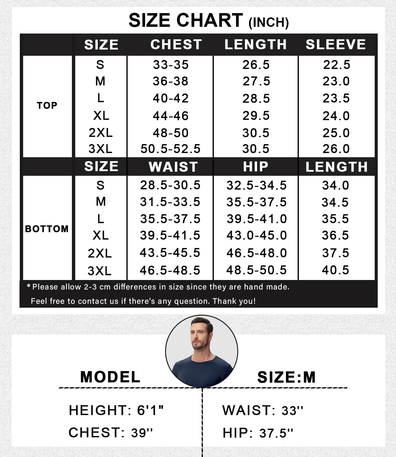 wirarpa Ensemble de sous-vêtements Thermiques Homme Légers Haut & Bas Maillot de Corps Longues et Pantalon